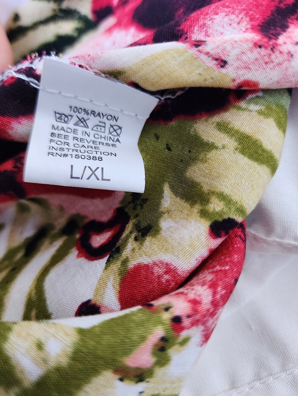NWT Seven Islands Light Flowy Boho Summer Maxi Dress Floral Swim Cover Up L / XL - Picture 13 of 13